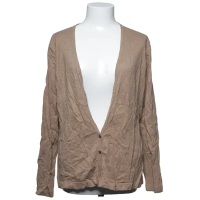 Strickjacke (Beige) von Alan Paine Kaschmir, Baumwolle