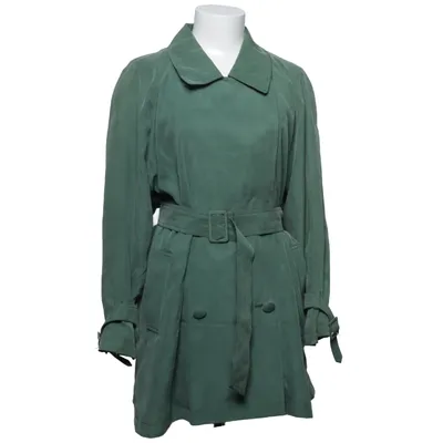 Trench-coat (Vert) de 123 Acétate, Soie