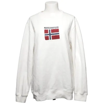 Sweatshirt (White) from Jan Mayen Cotton, Polyester