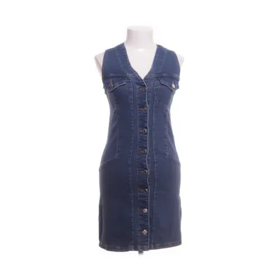 Denim dress (Blue) from Femme Luxe Cotton, Elastane, Polyester