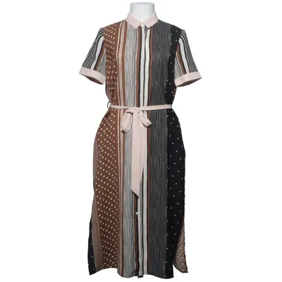 Shirt dress (Black, Brown, Multicolored) from Miss Patina Polyester