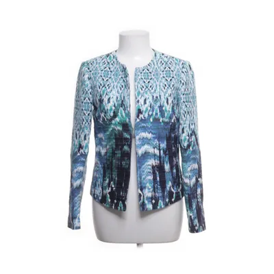 Kavaj (Turkos, Flerfärgad) från H&M Bomull, Linne, Polyester