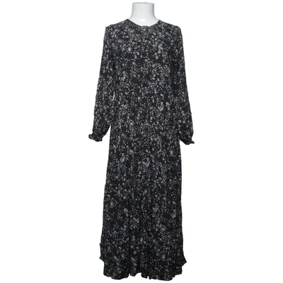 Maxi jurk (Zwart, Wit) van Zara Viscose