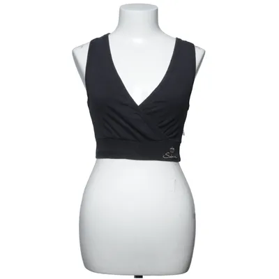 Crop top (Black) from Sobea Elastane, Organic cotton