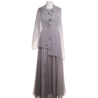 Långklänning (Grå) från Luxuar Limited Polyester