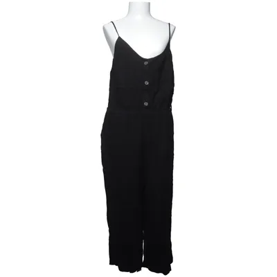 Jumpsuit (Zwart) van L.O.G.G by H&M Viscose, Linnen