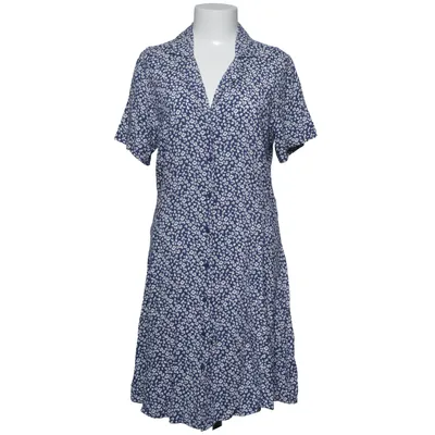 Blousejurk (Blauw, Wit)
