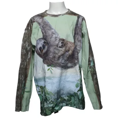 Langarmshirt (Grün, Braun) von Molo Bio-Baumwolle