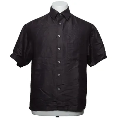 Chemise à manches courtes (Noir) de Linea Polyester, Viscose