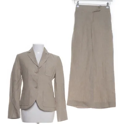 Kostym (Beige) från s.Oliver Linne, Bomull, Polyester, Viskos