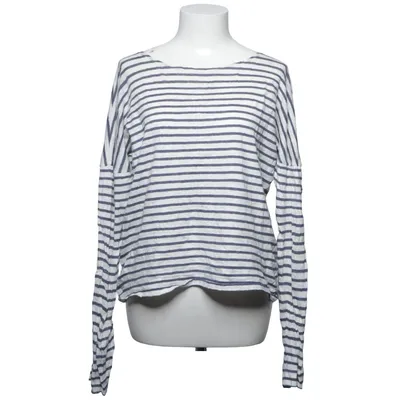 Long sleeve T-shirt (Blue, White) from Saint James Elastane, Linen
