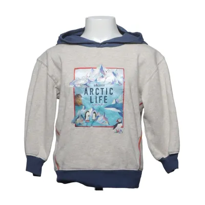 Capuchon sweater (Beige, Blauw) van Whooli Chen x H&M Katoen, Polyamide, Polyester