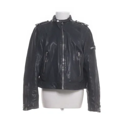 Leren jack (Zwart) van Superdry Leer, Polyester