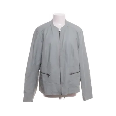 Jacket (Blue) from Zizzi Polyester, Polyurethane, Viscose