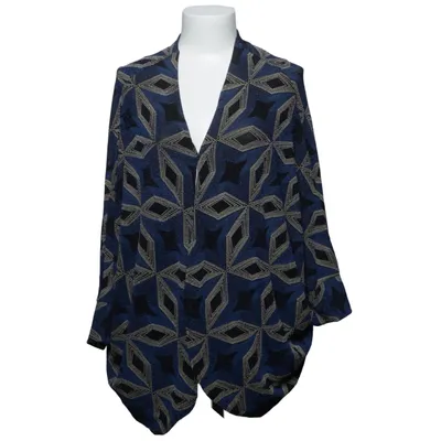 Strickjacke (Blau, Schwarz) von Maille Demoiselle