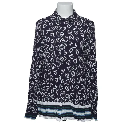 Blouse (Bleu, Blanc) de Marina Rinaldi Viscose