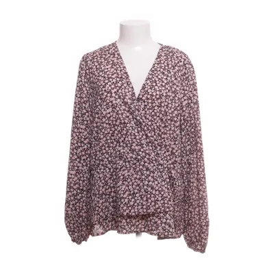 Wikkelblouse (Zwart, Roze, Meerkleurig) van Happy Holly Polyester