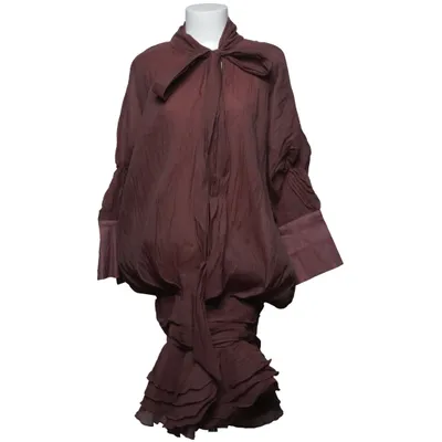 Jurk (Bruin) van Mochy Polyester