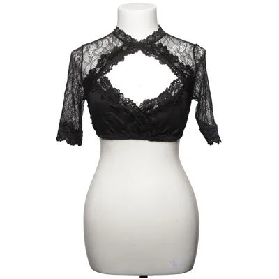 Crop top (Black) from Krüger Cotton