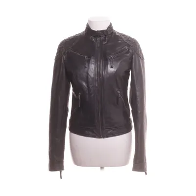 Läderjacka (Svart) från Oakwood