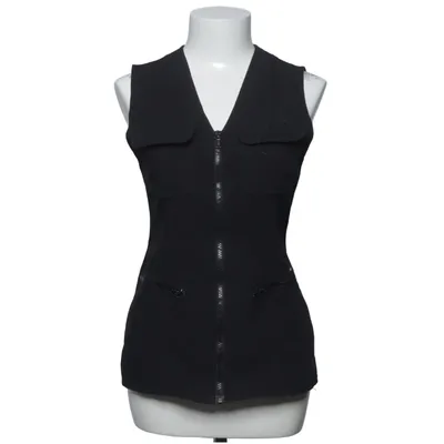 Vest (Black) from Hennes Collection by H&M Polyester, Viscose