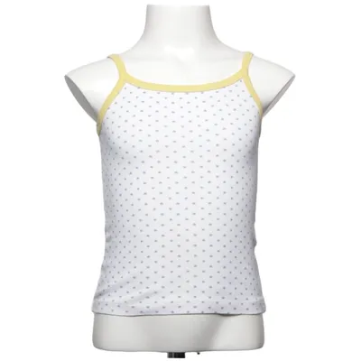 Tanktop (Wit, Blauw, Geel) van Petit Bateau Katoen