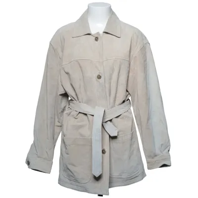 Veste en cuir (Beige) de CBC Acétate, Cuir