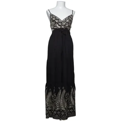 Maxi dress (Black, Gold) from Sweet Girl Cotton, Polyester