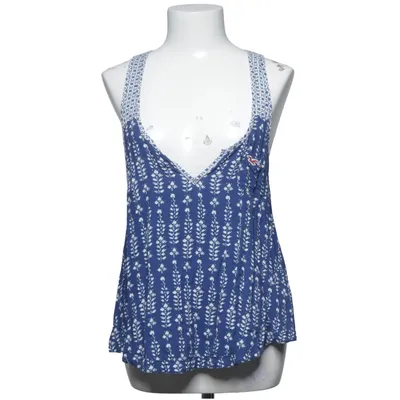 Tanktop (Blauw, Wit) van Hollister Viscose
