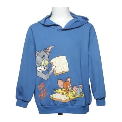 Hoodie (Blue, Multicolored) from Tom and Jerry Cotton, Polyester