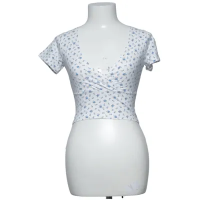 Top (Wit, Blauw) van Brandy Melville Katoen, Elastaan