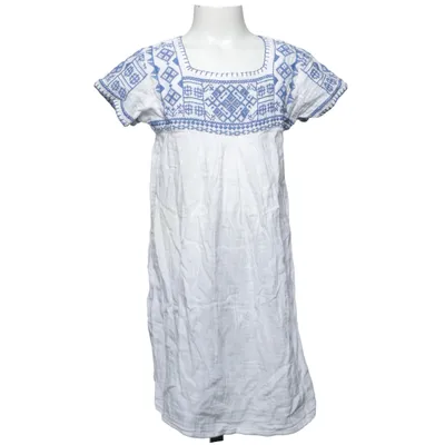 Jurk (Wit, Blauw) van Sunuva Katoen