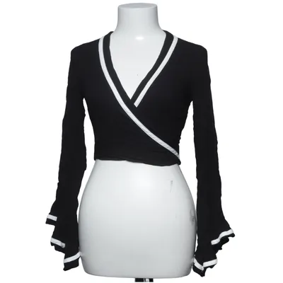 Wrap top (Black, White) from Forever 21 Contemporary