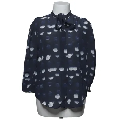 Blouse lavallière (Bleu, Blanc) de Zadig & Voltaire Soie