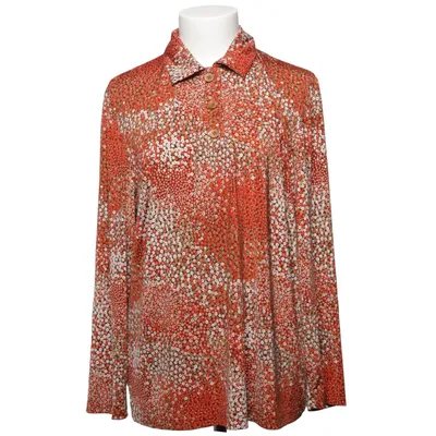 Blouse (Red, White, Brown) from Atelier Creation Elastane, Polyester
