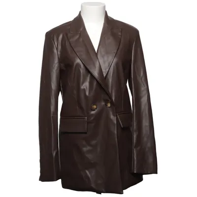 Blazer (Bruin) van Maryley Polyester, Polyurethaan