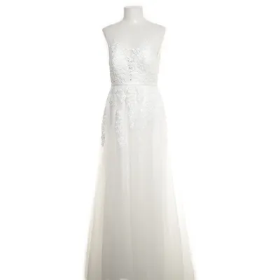 Brudklänning (Vit) från Hallhuber Polyester, Elastan, Polyamid