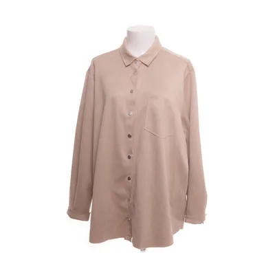 Overshirt (Beige) van Laura Torelli Elastaan, Polyester