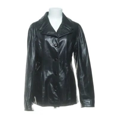 Leren blazer (Zwart) van Enigma