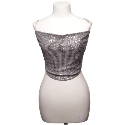 Crop top (Grå, Silverfärgad) från Motel Polyester