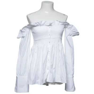 Blouse (White) from Victoria Beckham Cotton, Silk