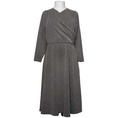 Omlottklänning (Grå) från Pour Femme Elastan, Polyester, Viskos