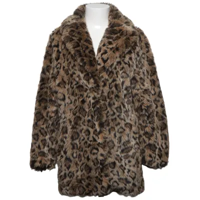 Winter jacket (Brown, Black, Multicolored) from H&M Acrylic, Polyester