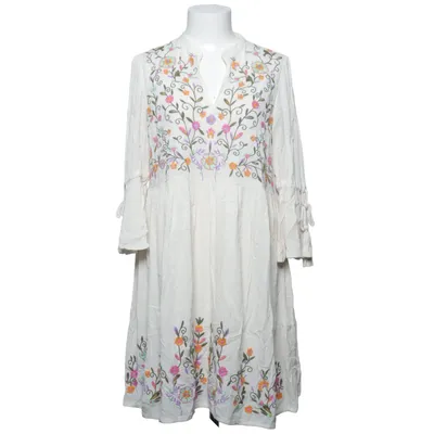 Jurk (Wit, Meerkleurig) van YAS Polyester, Viscose