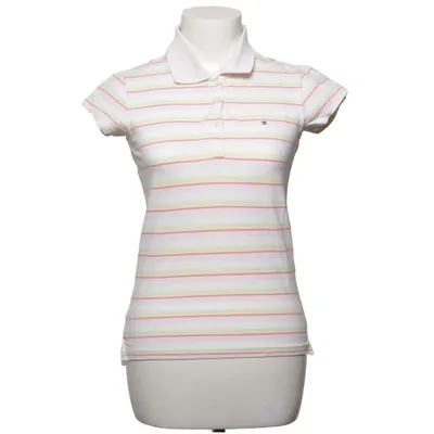 Poloshirt (Roze, Wit, Groen) van Tommy Hilfiger Katoen, Elastaan