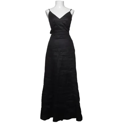 Robe longue (Noir) de Andiata Coton, Lin