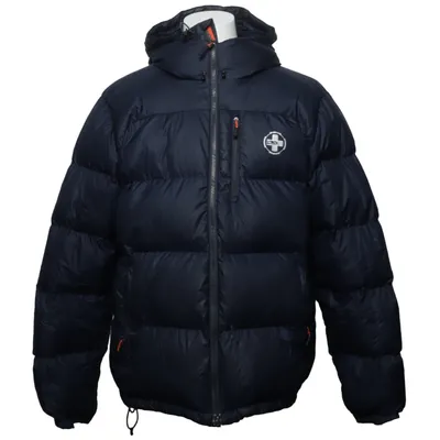 Down jacket (Blue) from RLX Ralph Lauren Down, Feather, Polyamide, Polyester