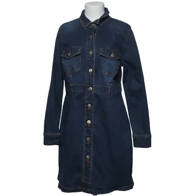 Robe en jean (Bleu) de Zero Coton, Élasthane, Polyester, Viscose