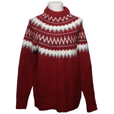 Sweater (Rød, Hvid, Grå) fra Lager 157 Akryl, Elastan, Polyester