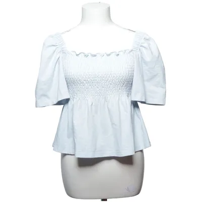 Top (Blå) fra H&M Trend Bomuld, Polyester, Elastan